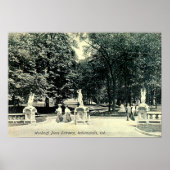 インディアナポリス,インディアナウッドルフプレイス1910 ポスター (正面)