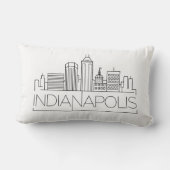 インディアナポリス、インディアナスカイラインランバーピロー ランバークッション (裏面)