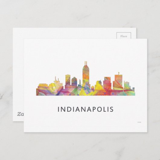 インディアナポリス,インディアナスカイラインWB1 - ポストカード (正面/裏面)