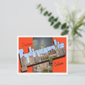 インディアナポリス,インディアナヴィンテージ大文字葉書 ポストカード (スタンド正面)