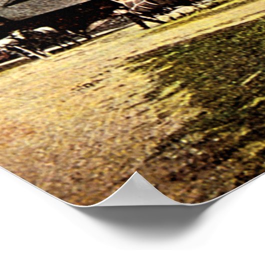 インディアナポリス,インディアナ州フェア厩舎1915 ポスター (角)