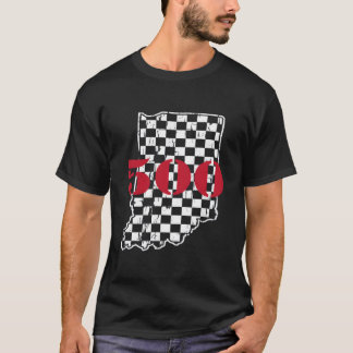 インディアナポリス・インディアナ州500レースカー・ダストレスデザイン Tシャツ