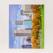 インディアナポリス、インディアナ統一された、州 ジグソーパズル (縦)