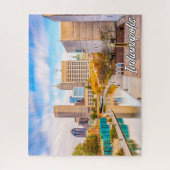 インディアナポリス、インディアナ統一された、州 ジグソーパズル (縦)