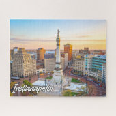 インディアナポリス、インディアナ統一された、州 ジグソーパズル (横)