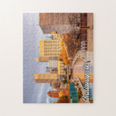 インディアナポリス、インディアナ統一された、州 ジグソーパズル (縦)