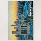 インディアナポリス、インディアナ統一された、州 ジグソーパズル (縦)