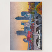 インディアナポリス、インディアナ統一された、州 ジグソーパズル (縦)