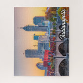 インディアナポリス、インディアナ統一された、州 ジグソーパズル (縦)