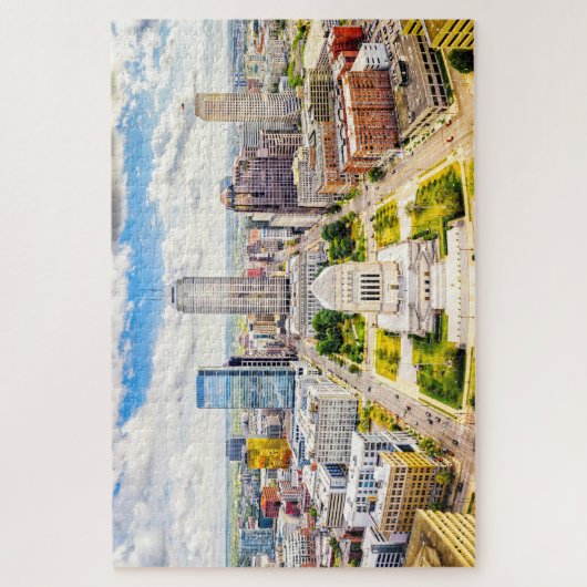 インディアナポリス、インディアナ統一された、州 ジグソーパズル (縦)