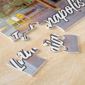 インディアナポリス、インディアナ統一された、州 ジグソーパズル (側面)