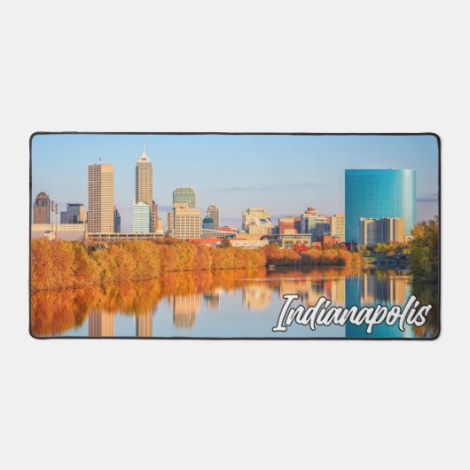 インディアナポリス、インディアナ統一された、州 デスクマット (正面)