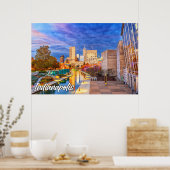 インディアナポリス、インディアナ統一された、州 ポスター (キッチン)