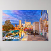 インディアナポリス、インディアナ統一された、州 ポスター (正面)