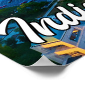 インディアナポリス、インディアナ統一された、州 ポスター (角)