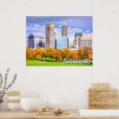 インディアナポリス、インディアナ統一された、州 ポスター (キッチン)