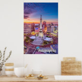 インディアナポリス、インディアナ統一された、州 ポスター (キッチン)