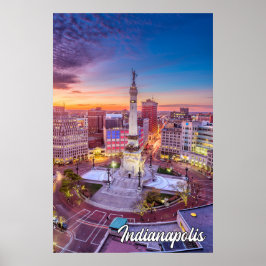 インディアナポリス、インディアナ統一された、州 ポスター
