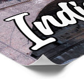 インディアナポリス、インディアナ統一された、州 ポスター (角)