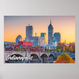 インディアナポリス、インディアナ統一された、州 ポスター