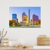 インディアナポリス、インディアナ統一された、州 ポスター (キッチン)