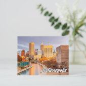 インディアナポリス、インディアナ統一された、州 ポストカード (スタンド正面)