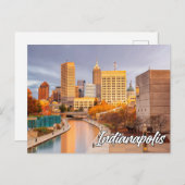インディアナポリス、インディアナ統一された、州 ポストカード (正面/裏面)