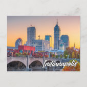 インディアナポリス、インディアナ統一された、州 ポストカード (正面)