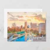 インディアナポリス、インディアナ統一された、州 ポストカード (正面/裏面)