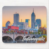 インディアナポリス、インディアナ統一された、州 マウスパッド (正面)