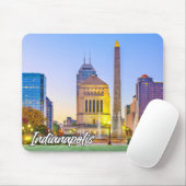インディアナポリス，インディアナ，アメリカ マウスパッド (マウス)
