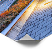 インディアナポリス、インディアナ、カナルウォーク ポスター (角)