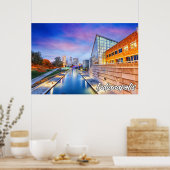 インディアナポリス、インディアナ、カナルウォーク ポスター (キッチン)