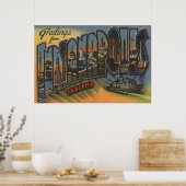 インディアナポリス,インディアナ – ラージレターのシーン3 ポスター (キッチン)