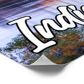 インディアナポリス,インディアナ,統一された州 ポスター (角)