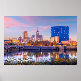 インディアナポリス，インディアナ，統一された州 ポスター