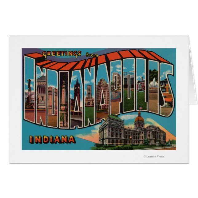 インディアナポリス，インディアナ(資本建物) (正面横)