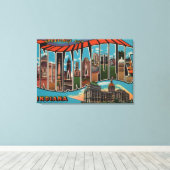 インディアナポリス,インディアナ(資本建物) キャンバスプリント (インサイチュ (ウッドフロア))