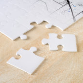 インディアナポリス・インディアナUSAトラベルシティマップ ジグソーパズル (側面)