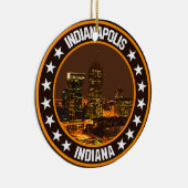 インディアナポリス セラミックオーナメント (右)