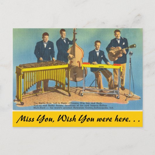 インディアナポリス,ハーリン・ブラザーズ ポストカード (正面)