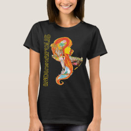 インディアナポリス レース ガール レトロ イエロー トラベル Tシャツ