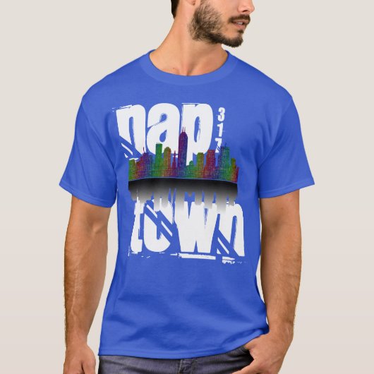 インディアナポリス(昼寝の町)インディアナ317 Tシャツ (正面)