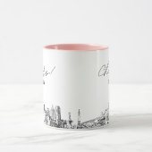 インディアナポリス 結婚式 オーダーメイド マグカップ (中央)