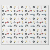 インディアナポリス, INレーサートラックスピードカーレース ラッピングペーパー (フラット)