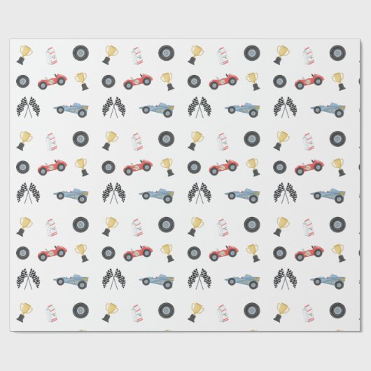 インディアナポリス, INレーサートラックスピードカーレース ラッピングペーパー (フラット)