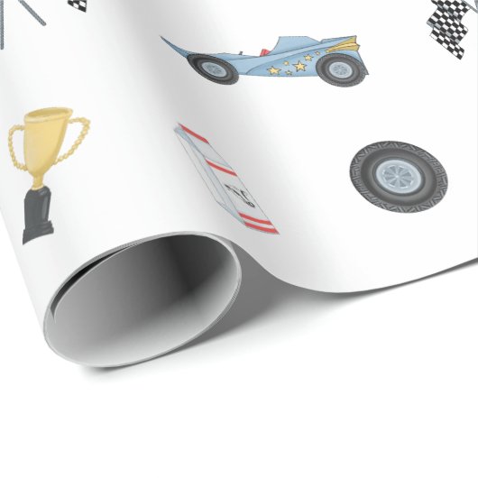 インディアナポリス， INレーサートラックスピードカーレース ラッピングペーパー (ロールコーナー)