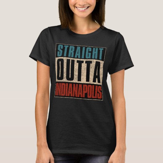 インディアナポリス(INDIANA) IN USA Tシャツ (正面)