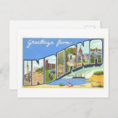 インディアナヴィンテージはがき ポストカード (正面/裏面)