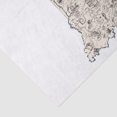 インディアナヴィンテージ写真の地図 薄葉紙 (詳細)